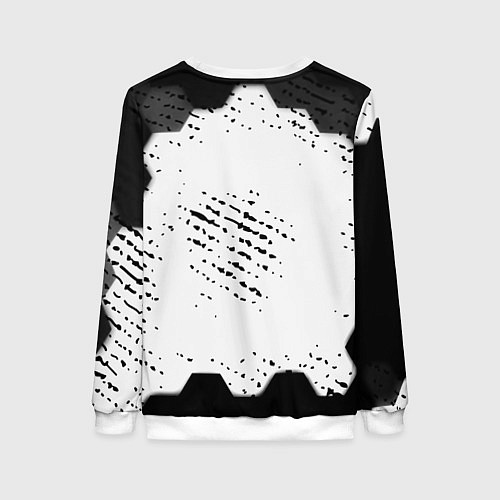 Женский свитшот AC DC текстура рок / 3D-Белый – фото 2