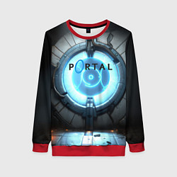 Женский свитшот Portal logo game
