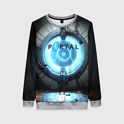 Женский свитшот Portal logo game