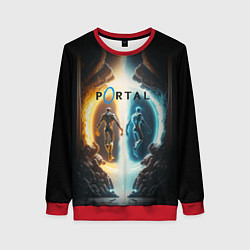 Женский свитшот Люди в портале