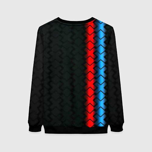 Женский свитшот Россия спорт герб / 3D-Черный – фото 2