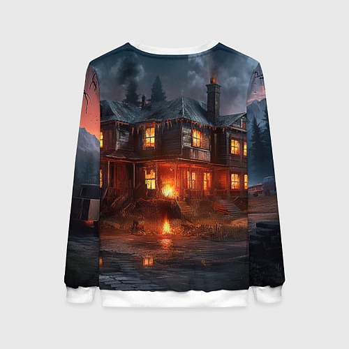 Женский свитшот PUBG game wallpaper / 3D-Белый – фото 2