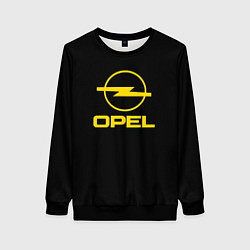 Свитшот женский Opel yellow, цвет: 3D-черный