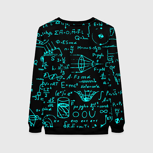 Женский свитшот Half life matematic freeman / 3D-Черный – фото 2