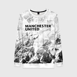 Свитшот женский Manchester United white graphite, цвет: 3D-белый