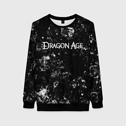 Женский свитшот Dragon Age black ice