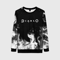 Женский свитшот Diablo fire black