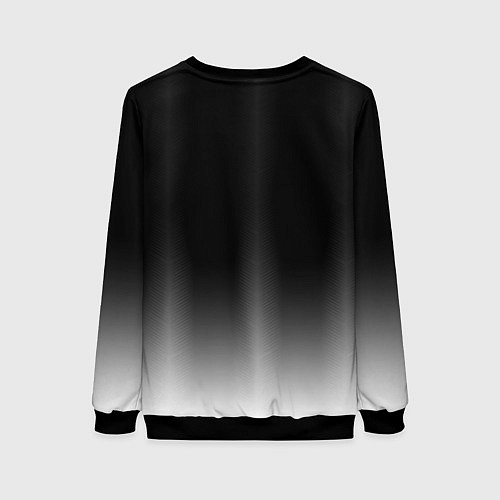 Женский свитшот Ювентус серый градиент / 3D-Черный – фото 2