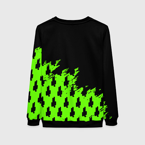 Женский свитшот Billie Eilish x Xbox / 3D-Черный – фото 2