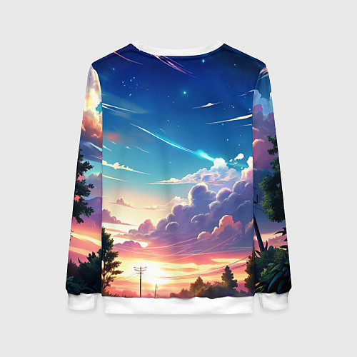 Женский свитшот Pokemon butterfree / 3D-Белый – фото 2