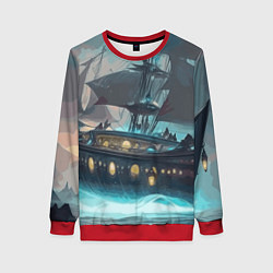 Женский свитшот Мистический корабль