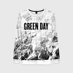 Женский свитшот Green Day white graphite