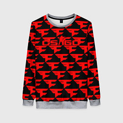 Женский свитшот Counter strike faze clan