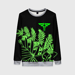 Свитшот женский The Last of Us acid logo, цвет: 3D-меланж