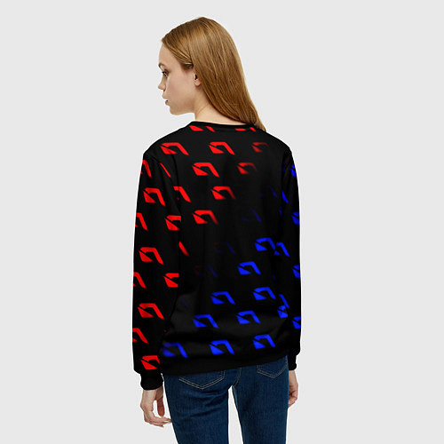 Женский свитшот NFS x GTA pattern / 3D-Черный – фото 4