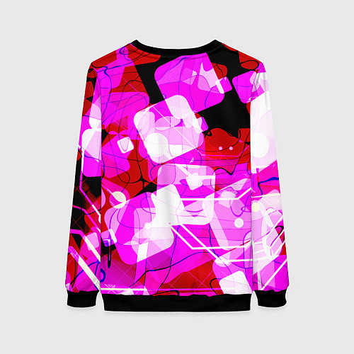 Женский свитшот Руки вверх Жуков и котик / 3D-Черный – фото 2