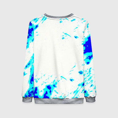 Женский свитшот Portal краски / 3D-Меланж – фото 2