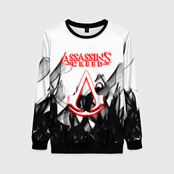 Женский свитшот Assassins Creed огненное лого гейм