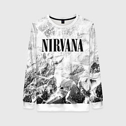 Женский свитшот Nirvana white graphite