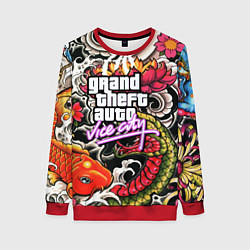 Женский свитшот GTA vice city yakudza
