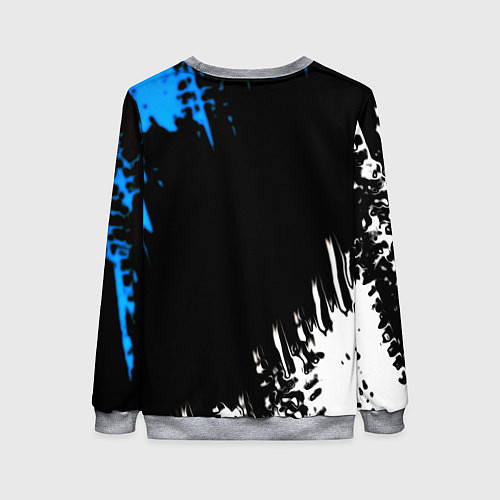 Женский свитшот Rust краски текстура штрихи / 3D-Меланж – фото 2