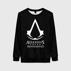 Свитшот женский Assassins Creed brotherhood, цвет: 3D-черный