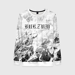 Женский свитшот Burzum white graphite