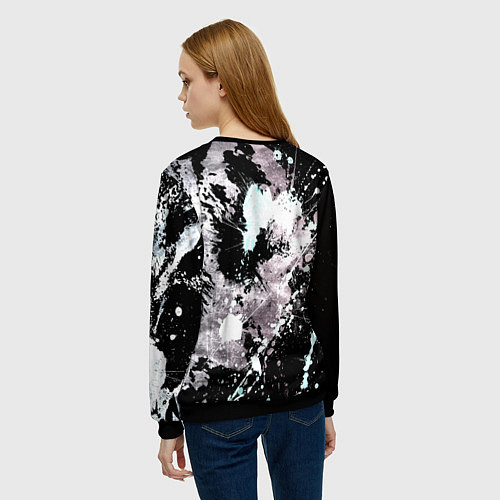 Женский свитшот The elder scrolls краски древности / 3D-Черный – фото 4