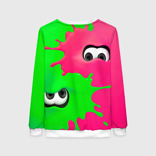 Женский свитшот Глаза монстров / 3D-Белый – фото 2