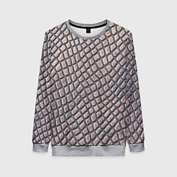 Женский свитшот Кожаный принт