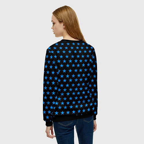 Женский свитшот Destiny star / 3D-Черный – фото 4