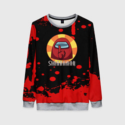 Женский свитшот Amomg us краски