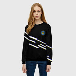 Свитшот женский Inter line fc, цвет: 3D-черный — фото 2