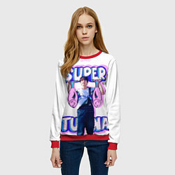 Свитшот женский BTS Super Tuna, цвет: 3D-красный — фото 2