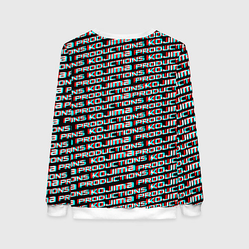 Женский свитшот Kojima game / 3D-Белый – фото 2