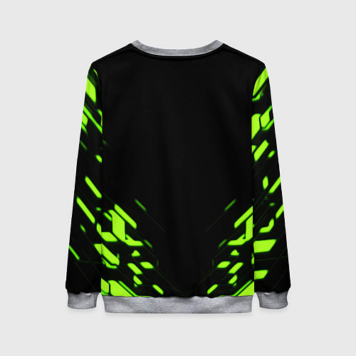 Женский свитшот Xbox кислотные плиты / 3D-Меланж – фото 2