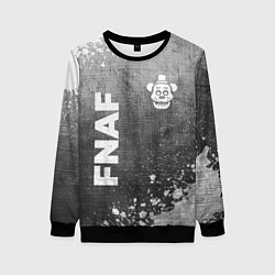 Женский свитшот FNAF - grey gradient вертикально