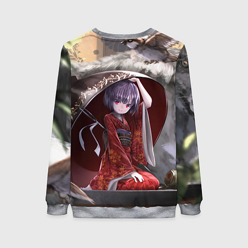 Женский свитшот Touhou Project Симмёмару Сукуна / 3D-Меланж – фото 2
