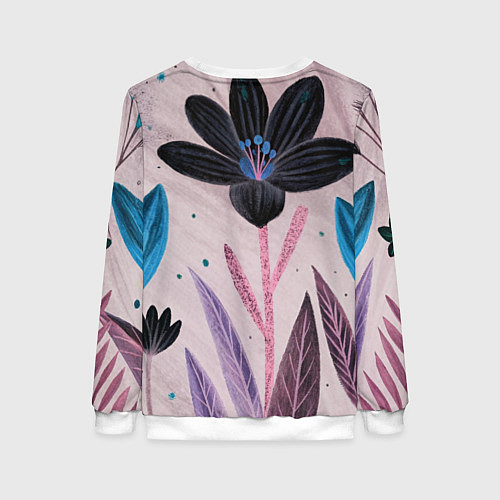 Женский свитшот Alena roses / 3D-Белый – фото 2