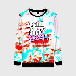 Свитшот женский GTA vice city clors, цвет: 3D-черный