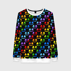 Свитшот женский Marshmello dj colors, цвет: 3D-белый