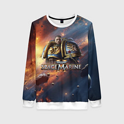 Женский свитшот Warhammer 40000 space marine 2 Captain Titus