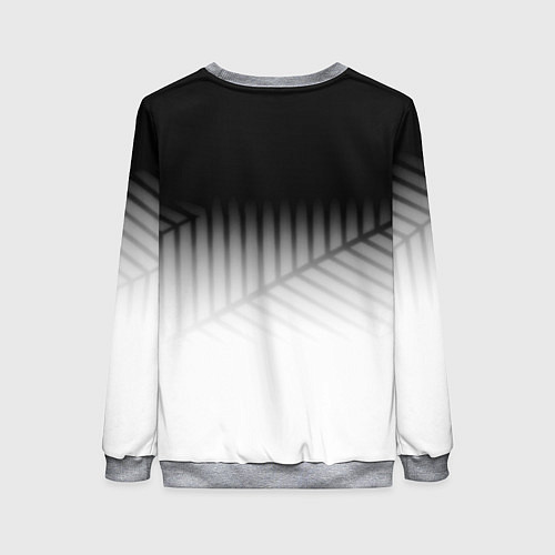 Женский свитшот Ювентус геометрия / 3D-Меланж – фото 2