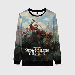 Свитшот женский Битва Kingdom come deliverence 2, цвет: 3D-черный