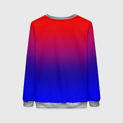 Женский свитшот Битва градиентов / 3D-Меланж – фото 2