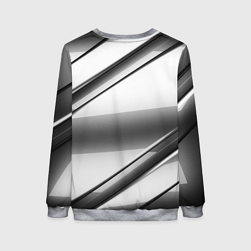 Женский свитшот Opel стальная геометрия / 3D-Меланж – фото 2