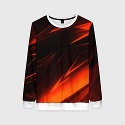 Женский свитшот Geometry orange stripes