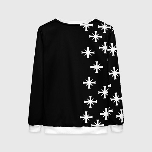 Женский свитшот Farcry текстура знаки / 3D-Белый – фото 2