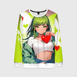 Женский свитшот Аниме сердечки