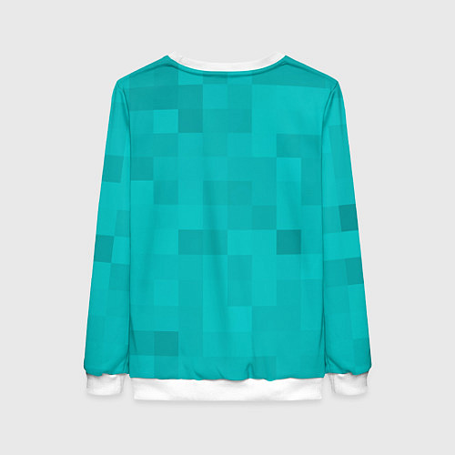 Женский свитшот Стив Minecraft верх / 3D-Белый – фото 2